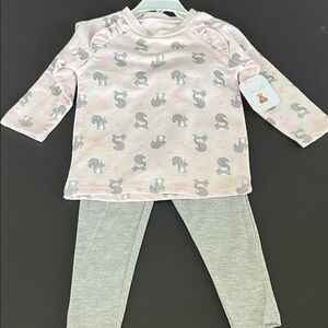 Rene Rofe Pink and Gray Set NWT